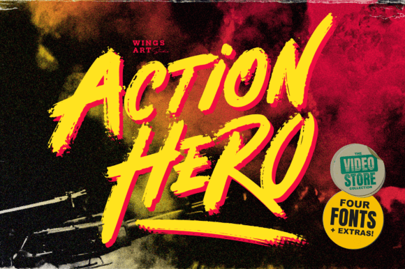A Bold Brush Font That Feels Like Movie Magic