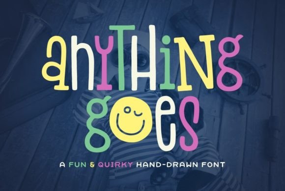 Anything Goes: A Playful Display Font for Editorial Design