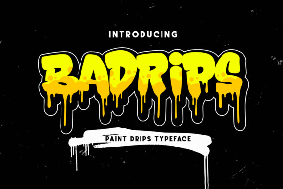 Badrips: A Bold Display Font for Editorial Impact