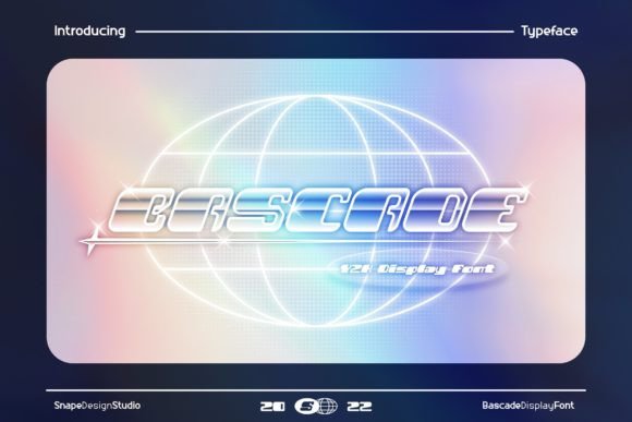 Bascade: A Futuristic Display Font for Consistent Branding