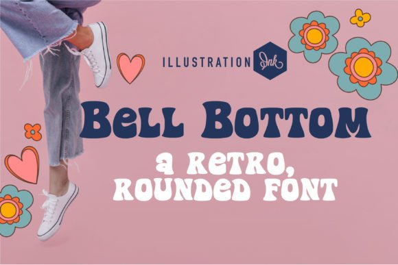 Bell Bottom Font: A Retro Display Typeface for Campaigns