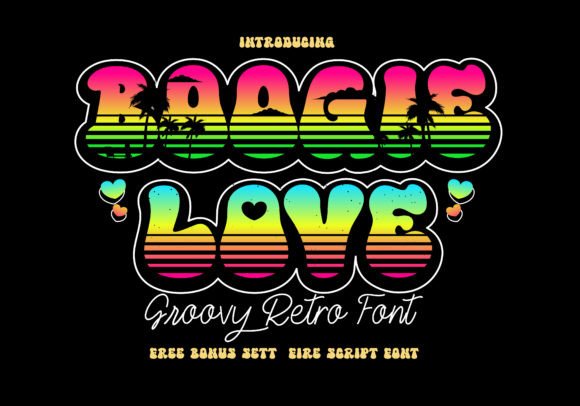 Boogie Love: A Display Font with Groovy Editorial Charm