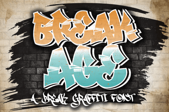 Break Age Font: A Display Typeface with Raw Editorial Charm