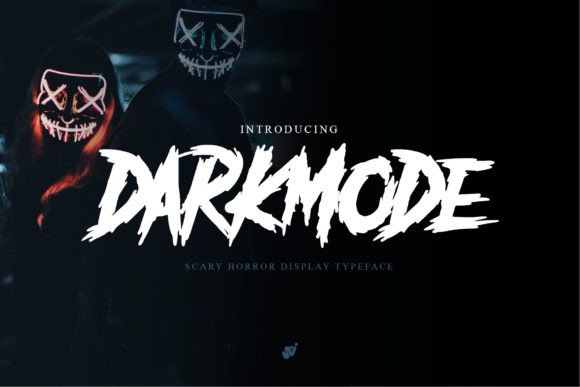 Darkmode: A Horror Gothic Typeface That Feels Alive