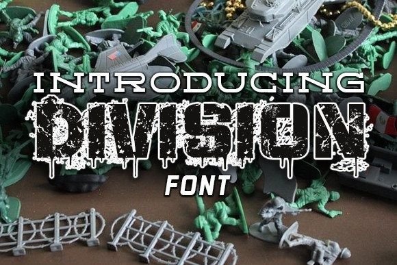 Division: A Grunge Display Typeface for Distinct Editorial Voice
