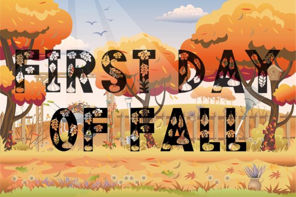 First Day of Fall: A Display Font That Brings Brands Together