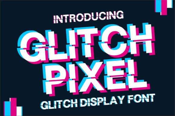 Glitch Pixel Font Review: A Bold Display Typeface for Makers