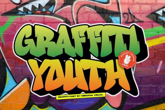 Graffiti Youth: A Bold Display Font for Small Business Branding