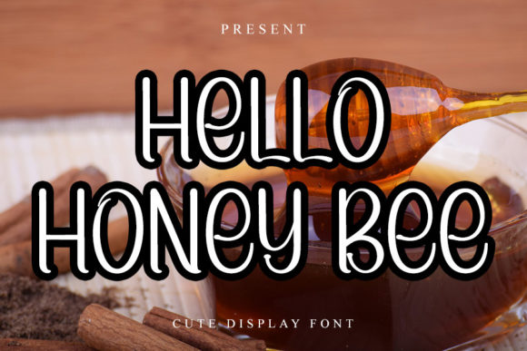 Hello Honey Bee: A Display Font That Converts Scroll Into Stop