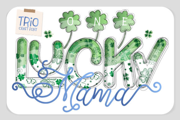 One Lucky Mama: A Versatile Display Font for Digital Designers