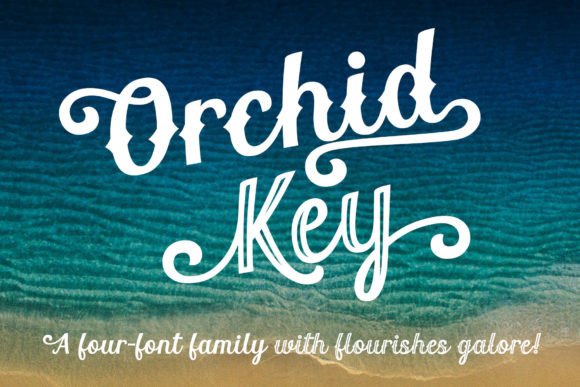 Orchid Key: A Display Typeface for Bold Campaigns