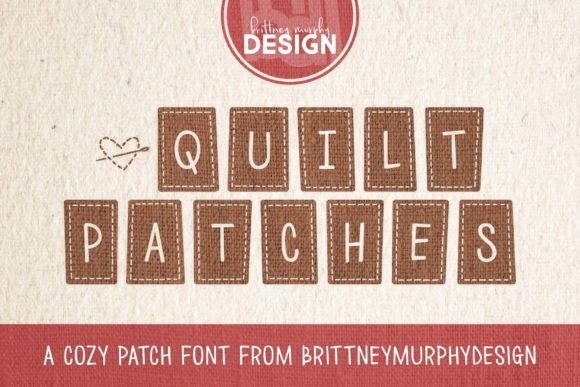 Quilt Patches: A Cozy Farmhouse Font for Branding Projects