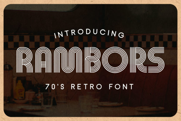Rambors – A Nostalgic Retro Display Font for Scroll-Stopping Campaigns