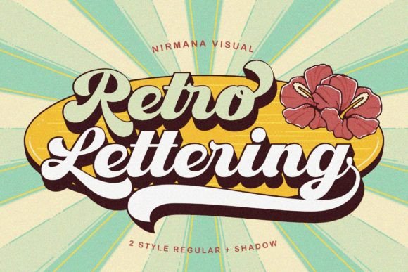 Retro Lettering: A Groovy Display Font for Makers