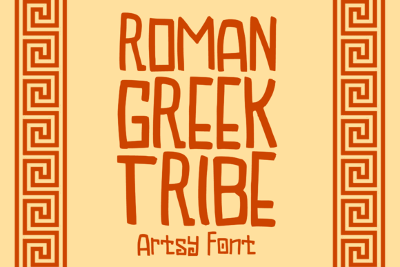 Roman Greek Tribe: A Display Font for Bold Digital Branding