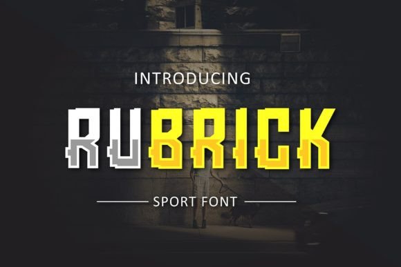 Rubrick: A Bold Display Font for Memorable Branding