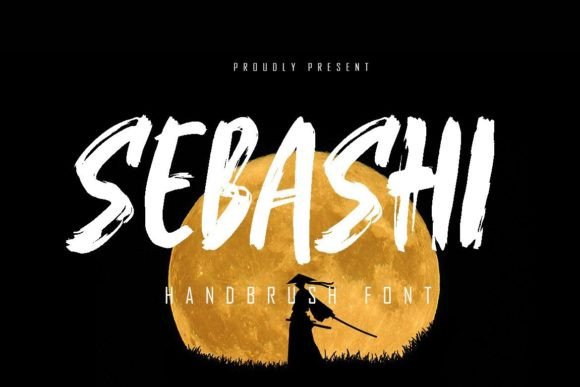 Sebashi: A Textured Brush Display Font Review