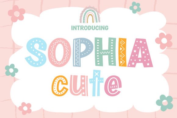 Sophia Cute: A Cheerful Display Font for Makers