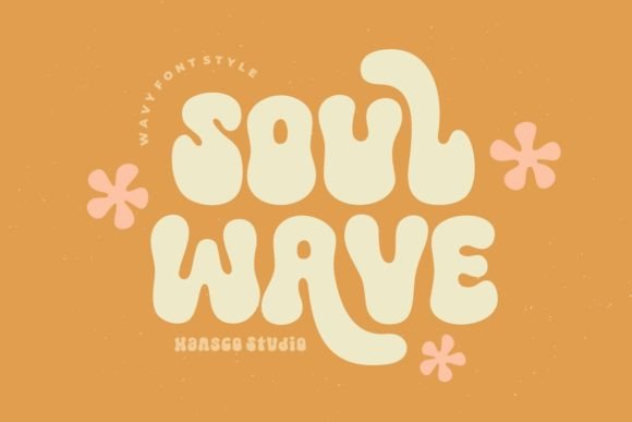 Soul Wave: A Wavy Retro Typeface for Editorial Design