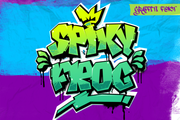 Spiky Frog: A Bold Display Font for Digital Branding