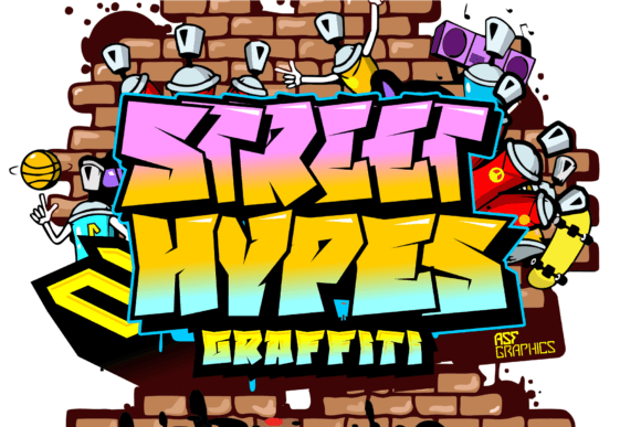 Street Hypes Graffiti: A Bold Display Font for Web Design