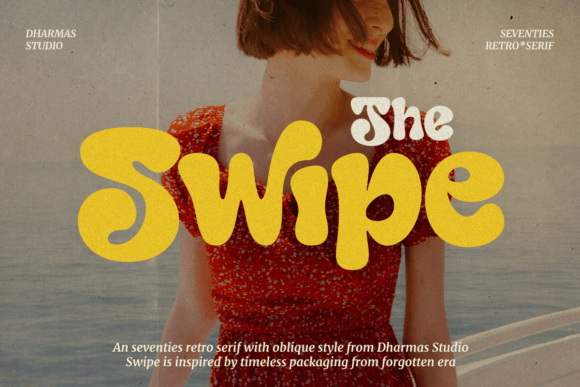 Swipe Font: A Bold Retro Display Typeface for Campaigns