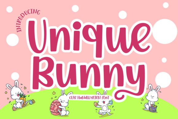 Unique Bunny: A Sweet Display Font for Digital Branding